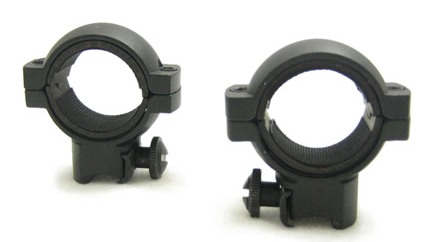 Крепления (кольца) для оптики комбинированные средние NcSTAR R20 30MM RING-3/8" DOVETAIL/1" INSERTS LOW. 